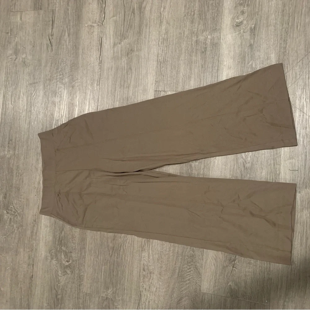 Peruvian Connection Twyla Knit Pull On Crop Pant Brown Size Small - Picture 2 of 5